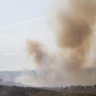Imagen del incendio en Fermoselle.-ICAL