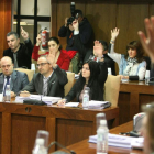 Pleno extraordinario en el Ayuntamiento de Ponferrada en el que se debate el presupuesto para el año 2016-Ical
