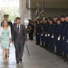 La delegada de Gobierno, María José Salgueiro, preside el acto regional conmemorativo del Día de la Policía Nacional en la festividad de los Santos Ángeles Custodios junto al director de la Policía Nacional, Ignacio Cosidó-Miriam Chacón / ICAL