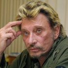 Johhny Hallyday, conocido como el Elvis francés, en una imagen de archivo.-AFP