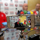 Mike Hansen y Javier Casado durante la rueda de prensa.-JAVIER BARBANCHO