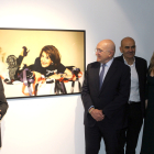 El consejero de la Presidencia, Luis Miguel González Gago, y el alcalde de Valladolid, Jesús Julio Carnero, inauguran la exposición 'Castilla y León en los Goya' - ICAL