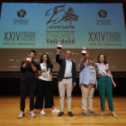 Los cuatro ganadores del Concurso Provincial de Pinchos Valladolid 2023 que representarán a la ciudad en el próximo nacional. -PHOTOGENIC