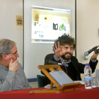 Luis Marigómez y Alberto Santamaría, ayer, en la presentación.-J.M.LOSTAU