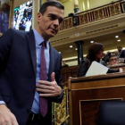 Pedro Sánchez, en el Congreso.-ZIPI (EFE)