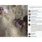 La foto que ha publicado Beyoncé este fin de semana y que ha disparado los rumores sobre su posible nuevo embarazo.-