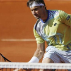 David Ferrer volea en al partido ante Andy Murray.-Foto: REUTERS / PASCAL ROSSIGNOL