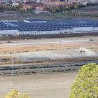 Imágenes de la playa de vías de los nuevos talleres de Renfe en el paraje de San Isidro. -PHOTOGENIC
