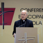 RicardoBlázquez durante un acto en la Conferencia Episcopal.-BERNARDO DÍAZ
