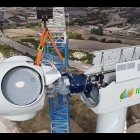 Iberdrola instala uno de los aerogeneradores más potentes de España en Herrera (Burgos). - EM.