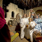 Los ángeles anunciadores junto a José, María y el niño Jesús en el portal de Belén.-Miguel Ángel Santos