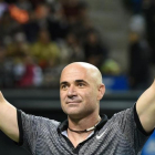 Andre Agassi, en una exhibición en el 2014.-AFP / TORU YAMANAKA