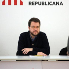 Pere Aragonès y Marta Vilalta, coordinadores generales de ERC-RICARD CUGAT