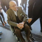 Fèlix Millet, este jueves, a su llegada a la Ciutat de la Justícia.-DANNY CAMINAL
