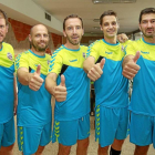 De izquierda a derecha, Javi Díaz, Diego Camino, Fernando, Viscovich y Ávila-J.M. Lostau