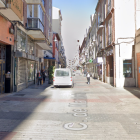 Calle Mantería de Valladolid donde se cometió el robo en una joyería. -GSW