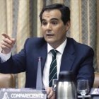 José Antonio Nieto, en la Comisión de Interior del Congreso, en mayo.-EFE / EMILIO NARANJO