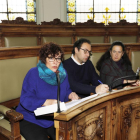 La portavoz de Sí Se Puede en el Ayuntamiento de Valladolid, Charo Chávez, durante el Pleno.-J.M.LOSTAU