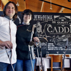 Vicente Macián y Marga Herrera capitanean el equipo de The Caddie, una apuesta por los sabores mediterráneos y por lo tanto saludables en el Club de Golf de Soria.-MARIO TEJEDOR