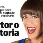 Víctor Palmero, en la portada de Teletodo, caracterizado como Alba en La que se avecina.-/ MEDIASET