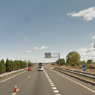 Colisión entre tres turismos en el kilómetro 113 de la Autovía de Castilla (A-62), a su paso por Cigales (Valladolid)-Google Maps