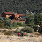Zona donde desapareció la peregrina americana Denise Thiem, cerca de la localidad leonesa de Castrillo de los Polvazares.-ICAL