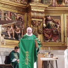 Juan Carlos Fraile se despide como párroco de Medina de Rioseco. -E.M.