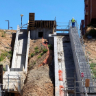 Estado de las obras del elevador de la ladera norte de Parquesol. - PHOTOGENIC