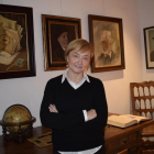 Ana Chaguaceda, en una de las estancias de la Casa Museo Unamuno, situada en la céntrica Calle Libreros de la ciudad de Salamanca.-ARGICOMUNICACIÓN