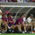 Pep Guardiola, durante un encuentro ante el United el pasado 20 de julio.-ROBBIE JAY BARRATT - AMA