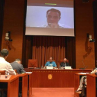 Comparecencia de Falciani por videoconferencia en la 'comisión Pujol'.-Foto: FERRAN SENDRA