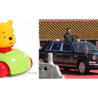 Xi Jinping es comparado y ridiculizado con imágenes de Winnie the Pooh.-