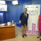 Juan Carlos Prieto y Alicia García en la presentación del proyecto de integración social.-ICAL