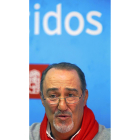 Aníbal Merayo, durante la presentación de su candidatura.-ICAL