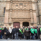 Concentración en el edificio histórico de la universidad de Salamanca en contra de la reforma universitaria del Gobierno-Ical