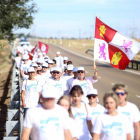 Cuarta jornada de la 'Marcha blanca' entre las localidades vallisoletanas de La Mudarra y Villanubla.-ICAL