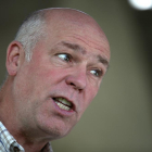 El candidato republicano Greg Gianforte, durante un acto de campaña en Montana.-JUSTIN SULLIVAN