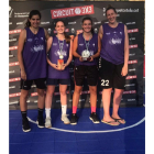 Clara Rodríguez, Cecilia Aldecoa, Celia García y Alejandra de la Fuente, campeonas del circuito 3x3.-EL MUNDO