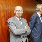 Luis Samaniego, en los juzgados acompañado por su abogado, en una imagen de archivo-MIGUEL ÁNGEL SANTOS