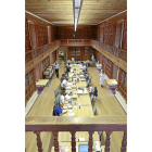 Sala de investigación en el interior del Archivo de Simancas-J. M. LOSTAU