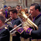 Certamen de Bandas celebrado ayer en Medina del Campo.-E. M.