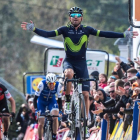 Alejandro Valverde, en su victoria del 2017.-AFP