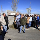 Primer día de movilizaciones de los trabajadores de Elgorriaga a la entrada de la fábrica-Ical