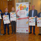 Carcía Pellitero, Valentín Gamazo, Jesús Herreras, Antonio Gato y Juan Useros presentan la Feria del Stock.-E. M.