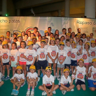 Foto de familia del XXIICampus de aloncesto Real Sociedad Hípica en su visita al Museo de la Ciencia.-E. M.