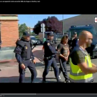 Momento de la detención en Valladolid, el pasado junio, de uno de los implicados en ‘Operación Yogur’ .-La 8 Valladolid
