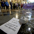 Imagen de una concentración en contra de la violencia de género celebrada en Valladolid.-J.C.CASTILLO