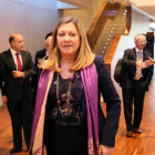 Comparecencia de la consejera de Economía y Hacienda, Pilar del Olmo, en las Cortes para explicar las cuentas de su departamento para el año 2016-Ical