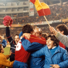 Celebración del Europeo en 1986 en Zorrilla. / RFEF