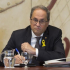 Quim Torra en la reunión del Consell Executiu del Govern de la Generalitat.-ALBERT BERTRAN